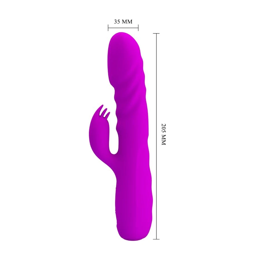 PRETTY LOVE - MELANIE PURPLE LADATTAVA RABIT VIBRATOR